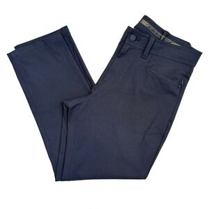 Rhone Commuter Five Pocket Slim Straight Pants Men 34x33 (ALTERED)‎ Navy Blue